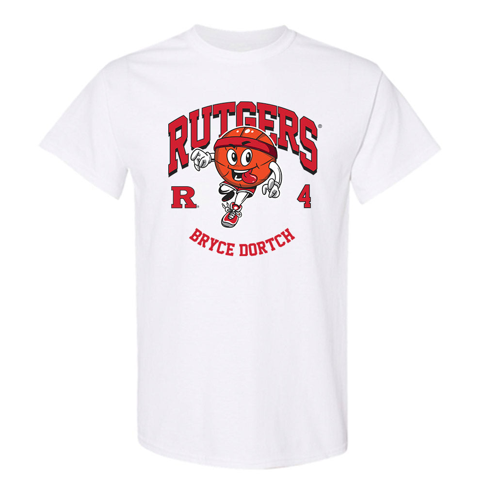 Rutgers - NCAA Men's Basketball : Bryce Dortch - Fashion Shersey T-Shirt-0