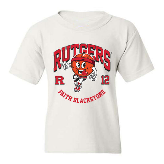 Rutgers - NCAA Women's Basketball : Faith Blackstone - Fashion Shersey Youth T-Shirt-0