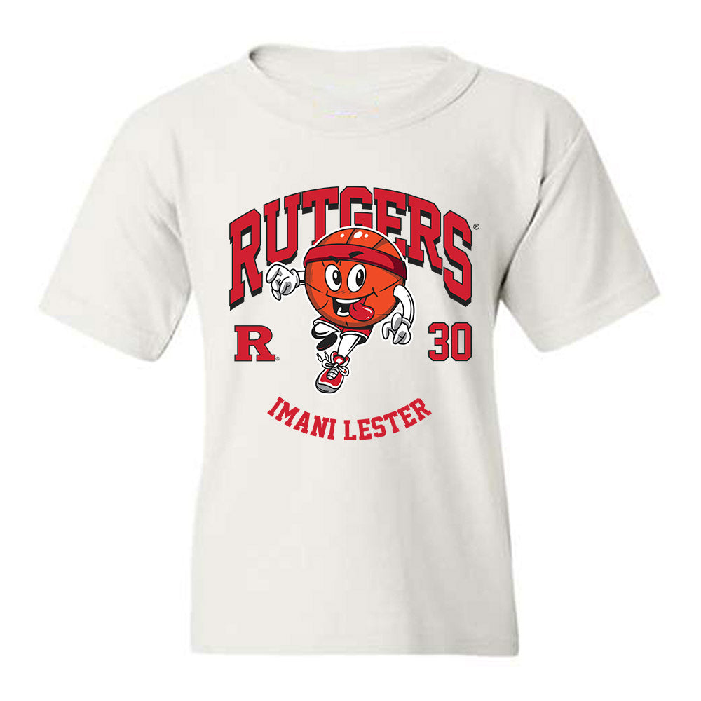 Rutgers - NCAA Women's Basketball : Imani Lester - Fashion Shersey Youth T-Shirt-0