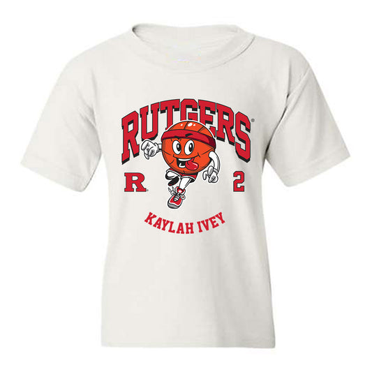 Rutgers - NCAA Women's Basketball : Kaylah Ivey - Fashion Shersey Youth T-Shirt-0