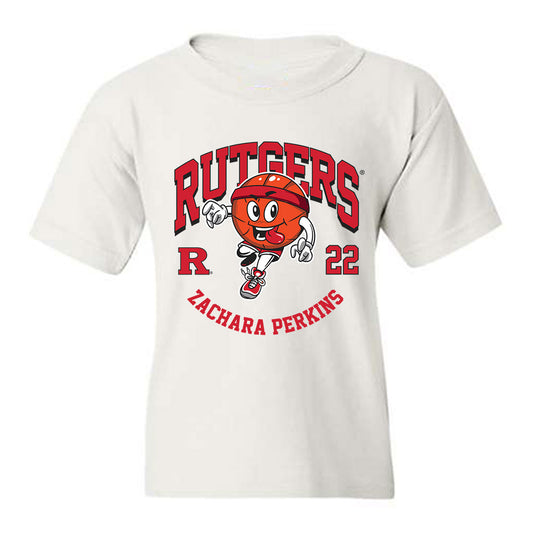 Rutgers - NCAA Women's Basketball : Zachara Perkins - Fashion Shersey Youth T-Shirt-0