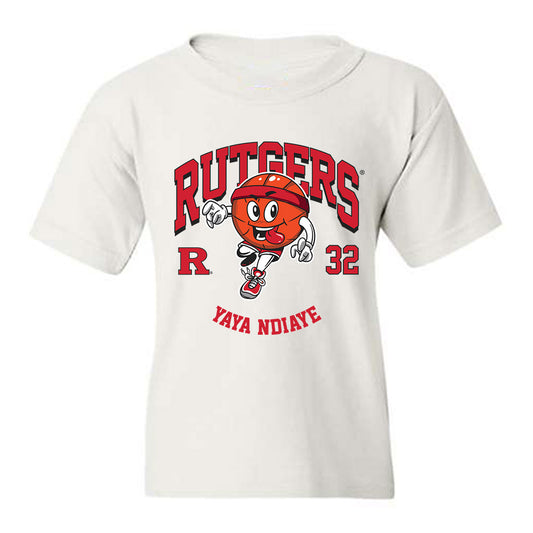 Rutgers - NCAA Women's Basketball : Yaya Ndiaye - Fashion Shersey Youth T-Shirt-0