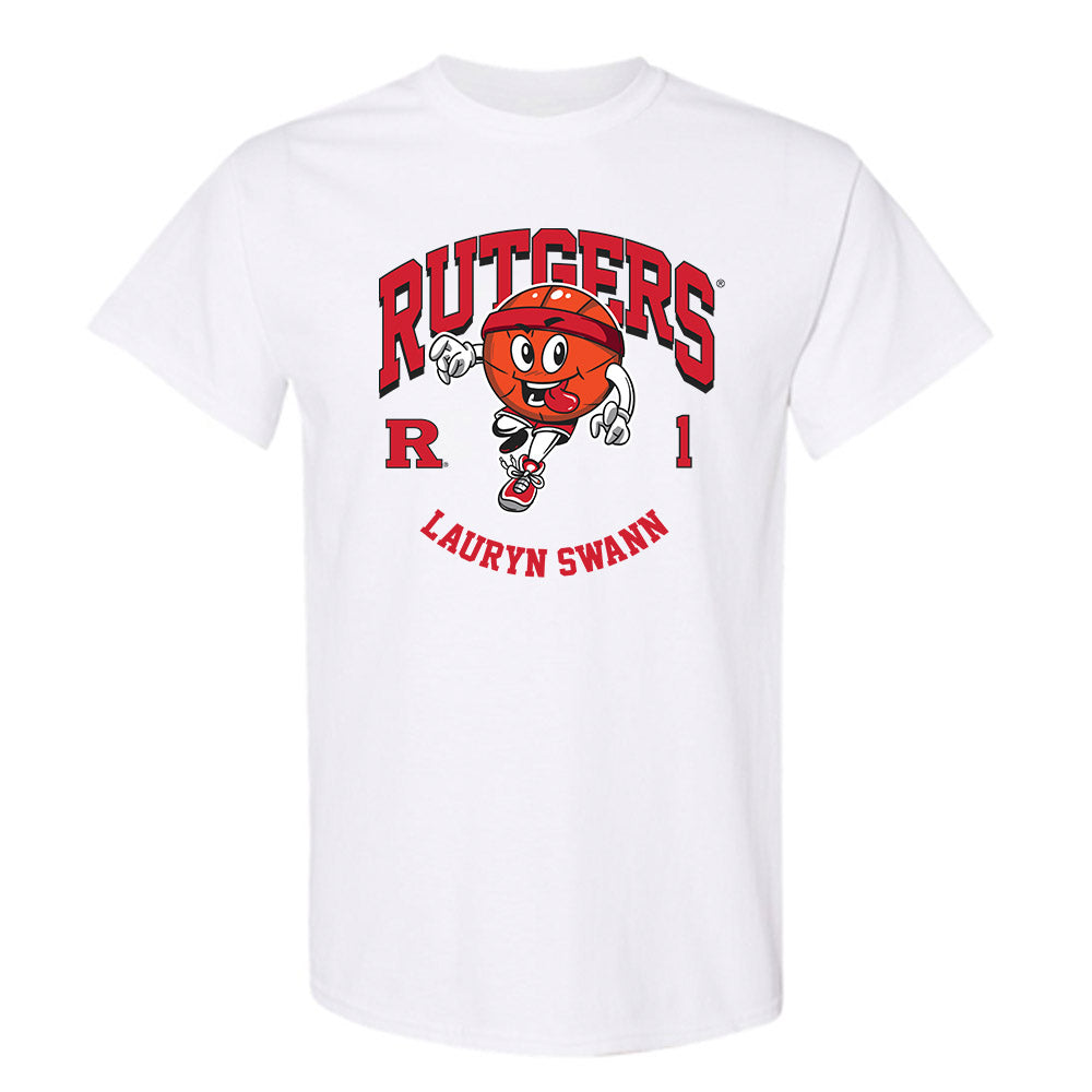 Rutgers - NCAA Women's Basketball : Lauryn Swann - Fashion Shersey T-Shirt-0