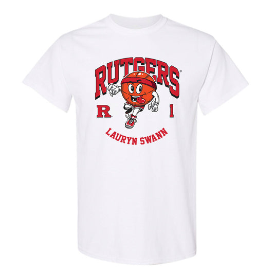 Rutgers - NCAA Women's Basketball : Lauryn Swann - Fashion Shersey T-Shirt-0