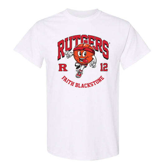 Rutgers - NCAA Women's Basketball : Faith Blackstone - Fashion Shersey T-Shirt-0