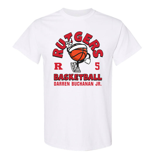 Rutgers - NCAA Men's Basketball : Darren Buchanan Jr. - T-Shirt-0