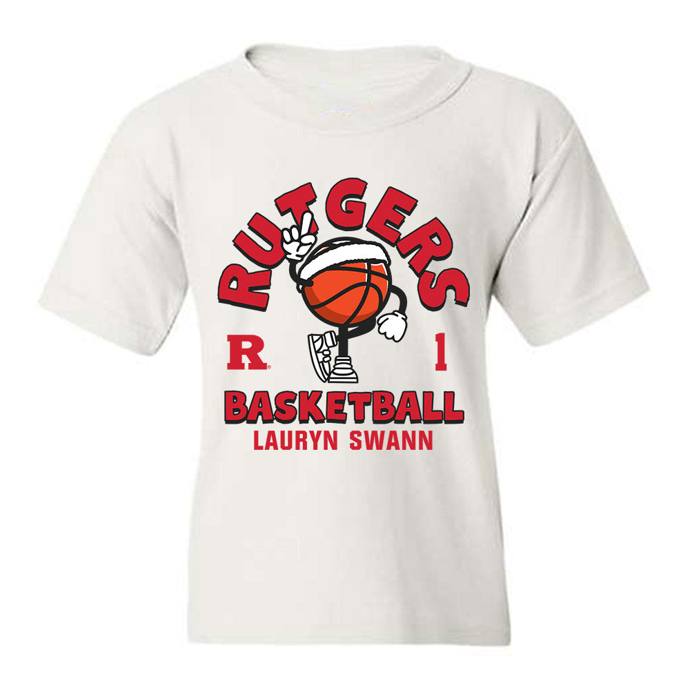 Rutgers - NCAA Women's Basketball : Lauryn Swann - Youth T-Shirt-0