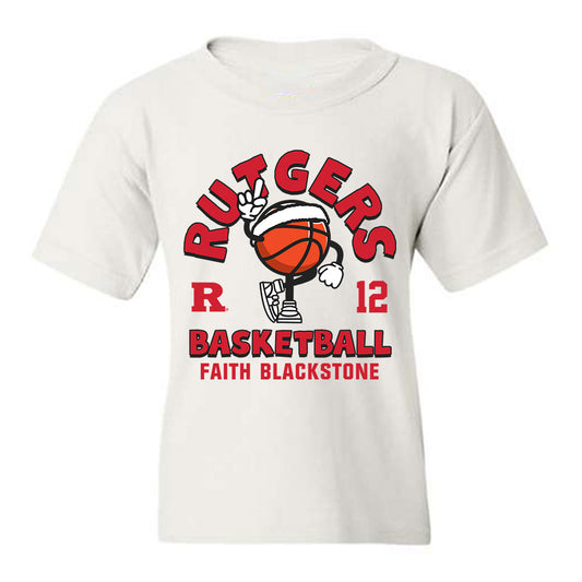 Rutgers - NCAA Women's Basketball : Faith Blackstone - Youth T-Shirt-0