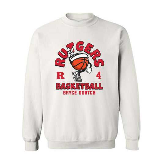 Rutgers - NCAA Men's Basketball : Bryce Dortch - Crewneck Sweatshirt-0