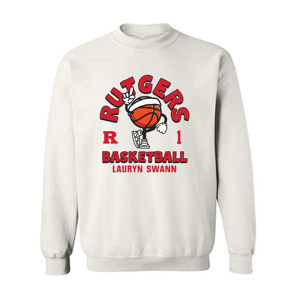 Rutgers - NCAA Women's Basketball : Lauryn Swann - Crewneck Sweatshirt-0