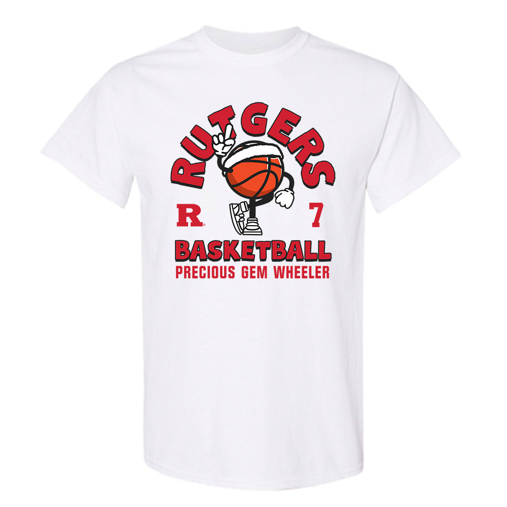 Rutgers - NCAA Women's Basketball : Precious Gem Wheeler - T-Shirt-0