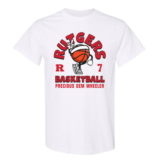 Rutgers - NCAA Women's Basketball : Precious Gem Wheeler - T-Shirt-0
