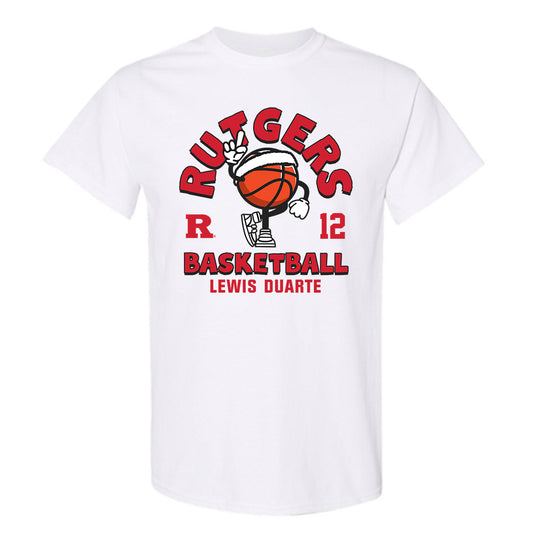 Rutgers - NCAA Men's Basketball : Lewis Duarte - T-Shirt-0