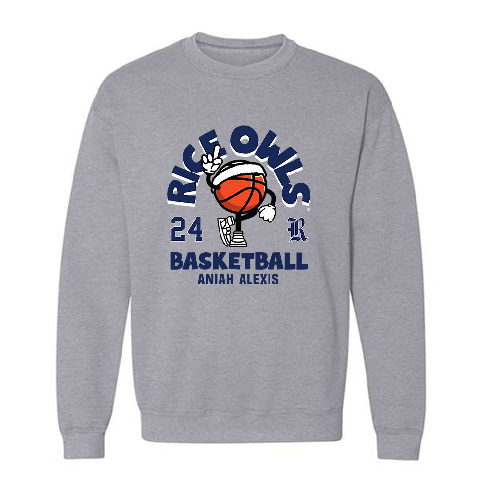 Rice - NCAA Women's Basketball : Aniah Alexis - Fashion Shersey Crewneck Sweatshirt-0