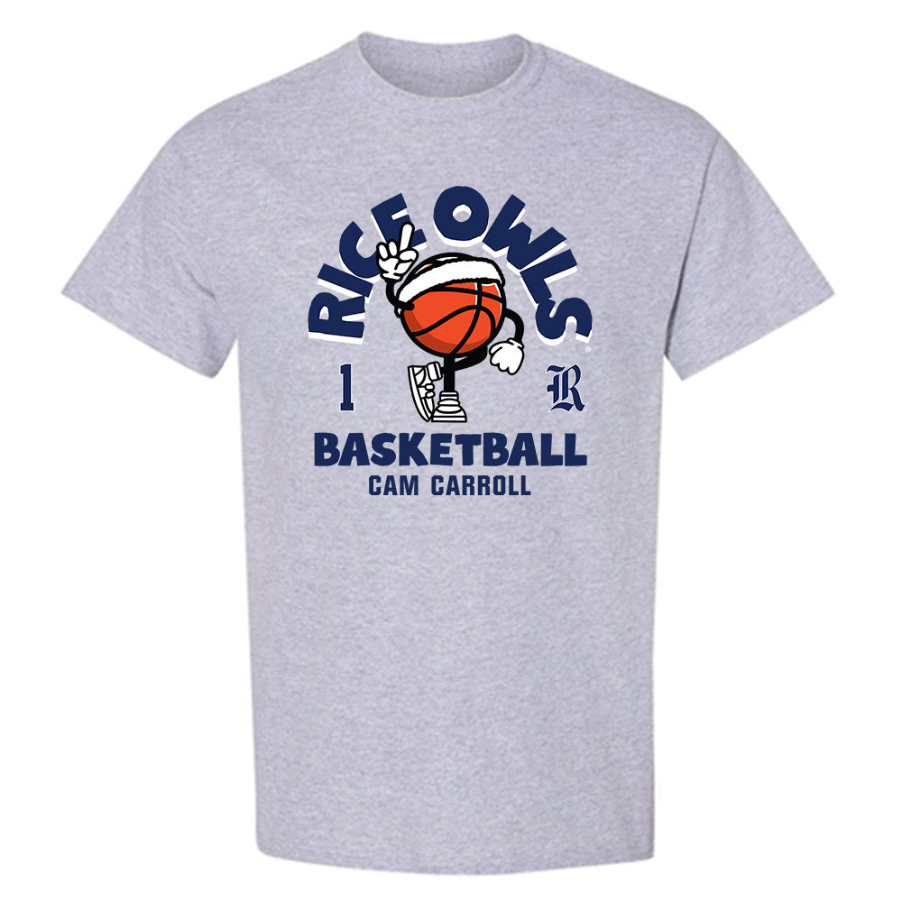 Rice - NCAA Men's Basketball : Cam Carroll - Fashion Shersey T-Shirt-0