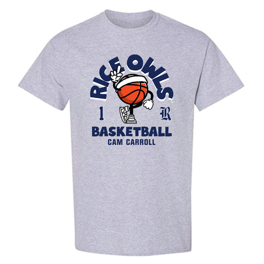 Rice - NCAA Men's Basketball : Cam Carroll - Fashion Shersey T-Shirt-0