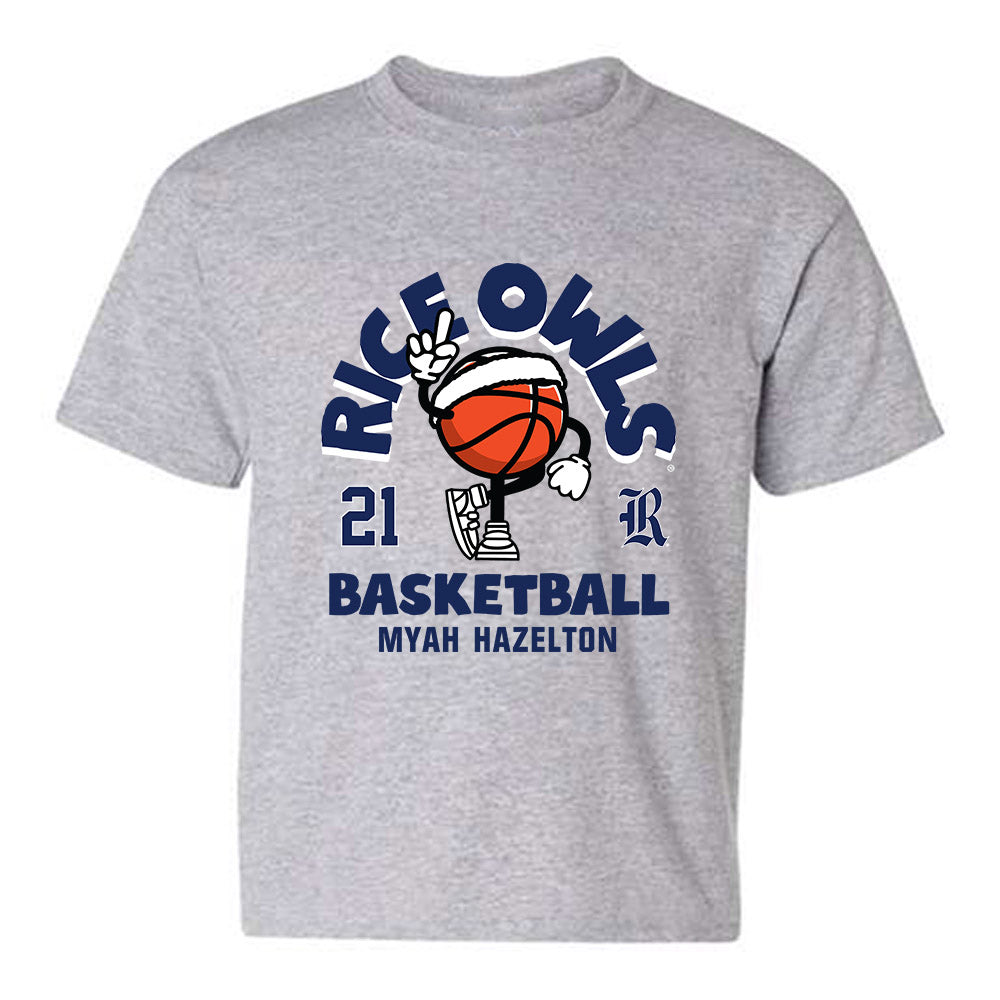Rice - NCAA Women's Basketball : Myah Hazelton - Fashion Shersey Youth T-Shirt-0
