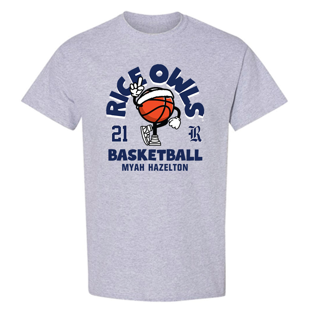 Rice - NCAA Women's Basketball : Myah Hazelton - Fashion Shersey T-Shirt-0