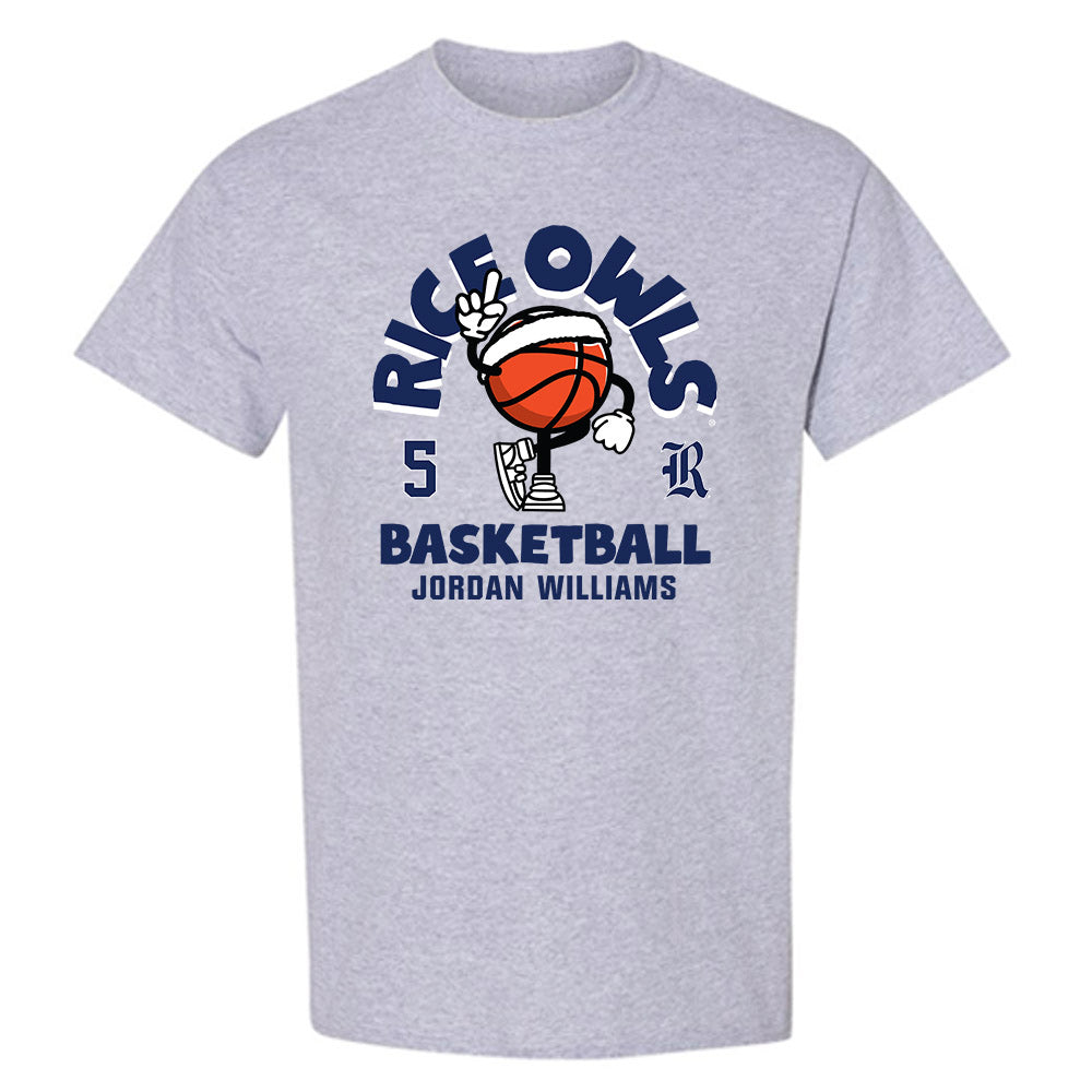 Rice - NCAA Men's Basketball : Jordan Williams - Fashion Shersey T-Shirt-0