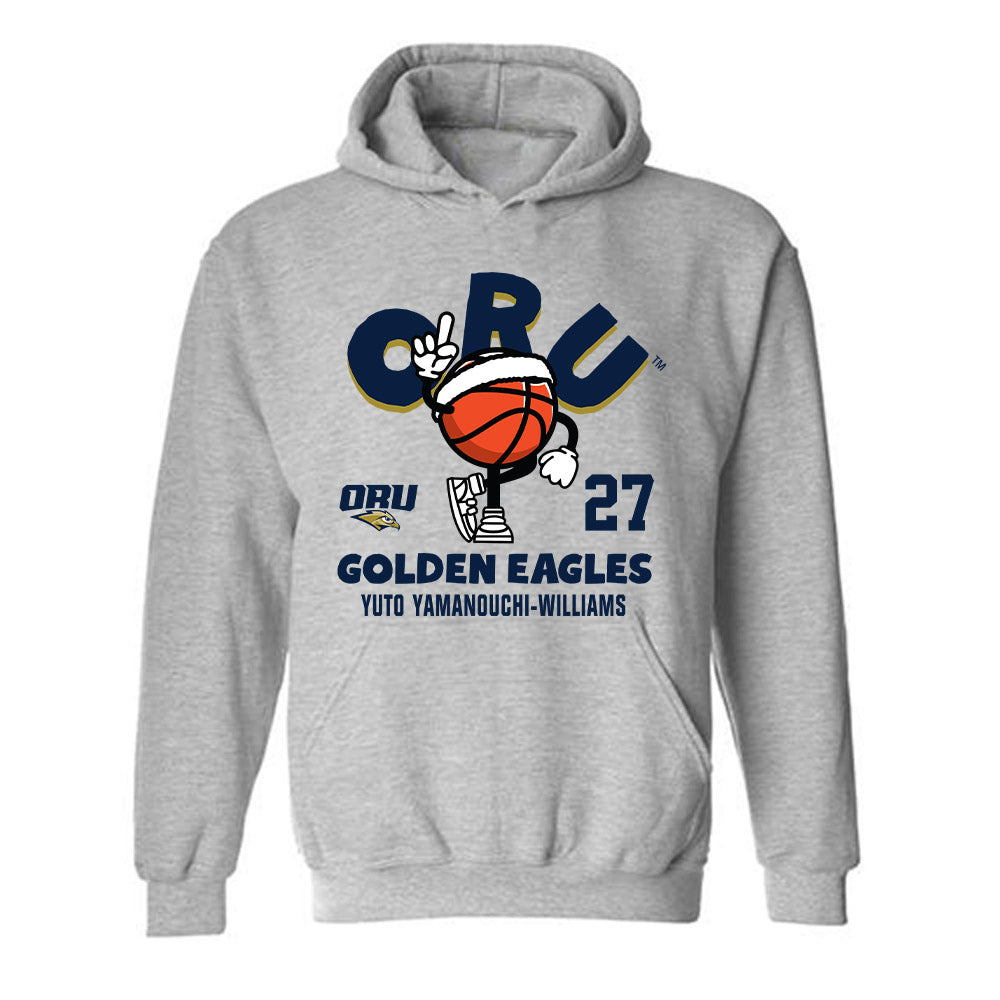 Oral Roberts - NCAA Men's Basketball : Yuto Yamanouchi-Williams - Fashion Shersey Hooded Sweatshirt-0