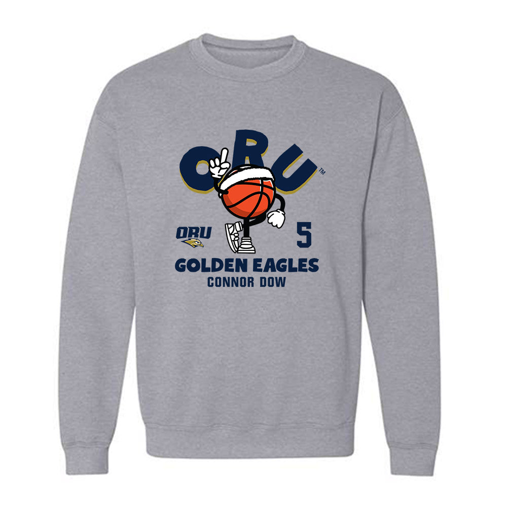 Oral Roberts - NCAA Men's Basketball : Connor Dow - Fashion Shersey Crewneck Sweatshirt-0