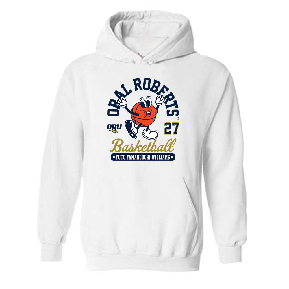 Oral Roberts - NCAA Men's Basketball : Yuto Yamanouchi williams - Fashion Shersey Hooded Sweatshirt-0