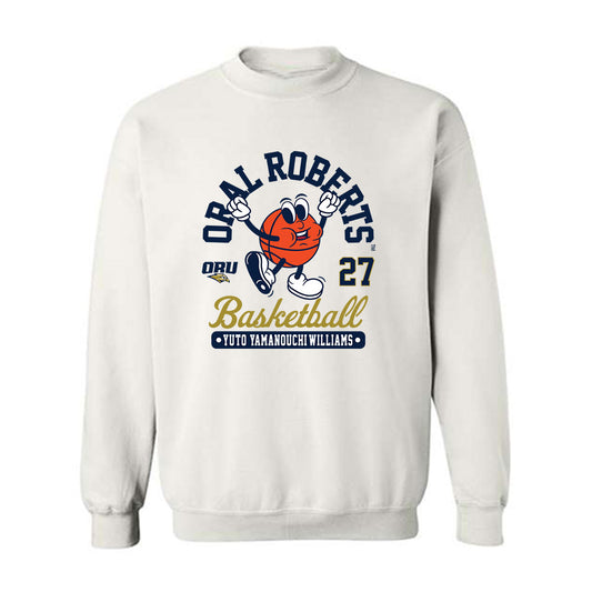 Oral Roberts - NCAA Men's Basketball : Yuto Yamanouchi-Williams - Fashion Shersey Crewneck Sweatshirt-0