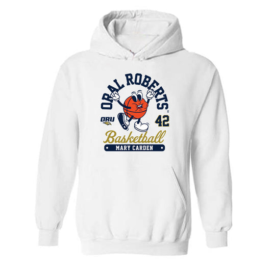Oral Roberts - NCAA Women's Basketball : Mary Carden - Fashion Shersey Hooded Sweatshirt-0