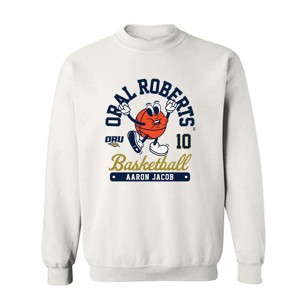 Oral Roberts - NCAA Men's Basketball : Aaron Jacob - Fashion Shersey Crewneck Sweatshirt-0