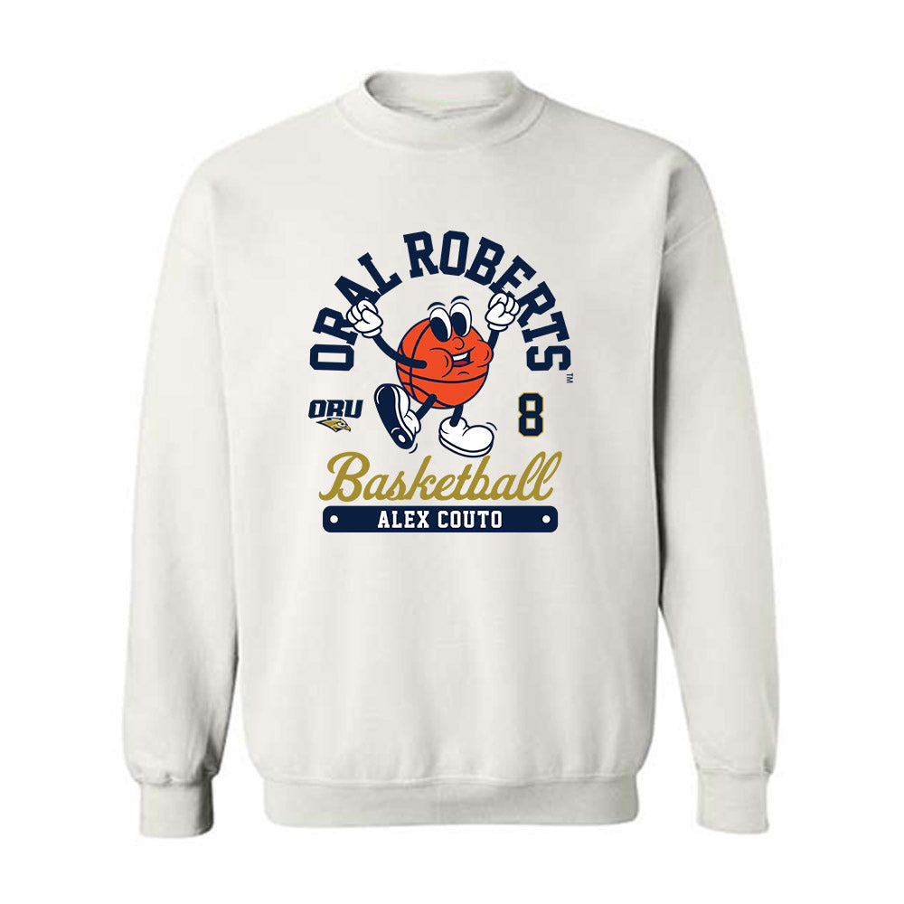 Oral Roberts - NCAA Men's Basketball : Alex Couto - Fashion Shersey Crewneck Sweatshirt-0