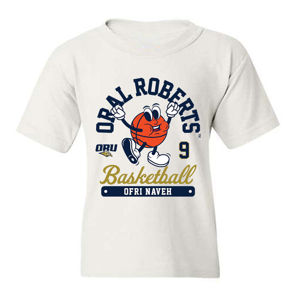 Oral Roberts - NCAA Men's Basketball : Ofri Naveh - Fashion Shersey Youth T-Shirt-0