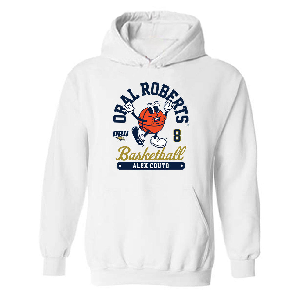 Oral Roberts - NCAA Men's Basketball : Alex Couto - Fashion Shersey Hooded Sweatshirt-0