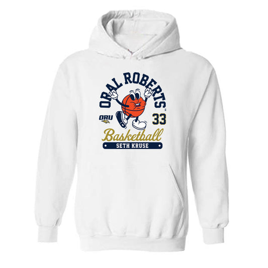 Oral Roberts - NCAA Men's Basketball : Seth Kruse - Fashion Shersey Hooded Sweatshirt-0