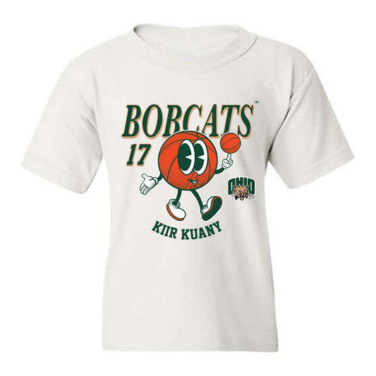 Ohio - NCAA Men's Basketball : Kiir Kuany - Fashion Shersey Youth T-Shirt-0