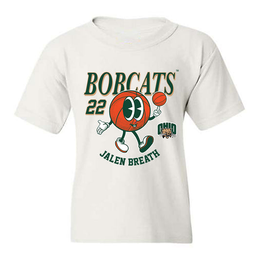 Ohio - NCAA Men's Basketball : Jalen Breath - Fashion Shersey Youth T-Shirt-0