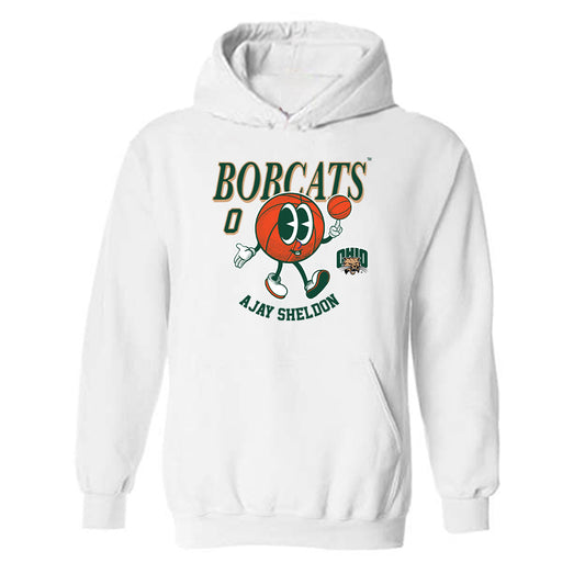 Ohio - NCAA Men's Basketball : Ajay Sheldon - Fashion Shersey Hooded Sweatshirt-0