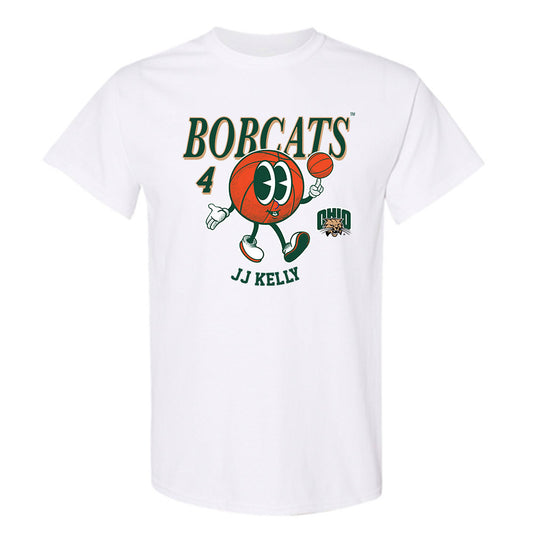 Ohio - NCAA Men's Basketball : JJ Kelly - Fashion Shersey T-Shirt-0