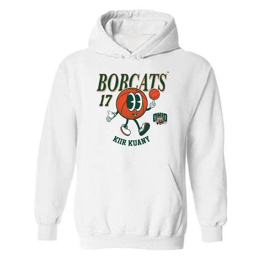 Ohio - NCAA Men's Basketball : Kiir Kuany - Fashion Shersey Hooded Sweatshirt-0