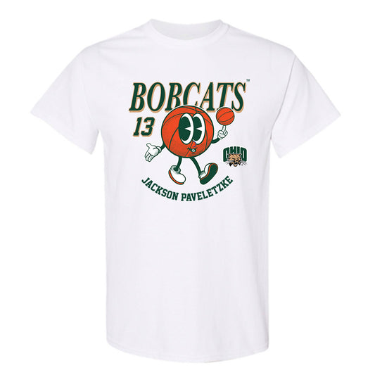 Ohio - NCAA Men's Basketball : Jackson Paveletzke - Fashion Shersey T-Shirt-0