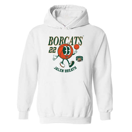 Ohio - NCAA Men's Basketball : Jalen Breath - Fashion Shersey Hooded Sweatshirt-0