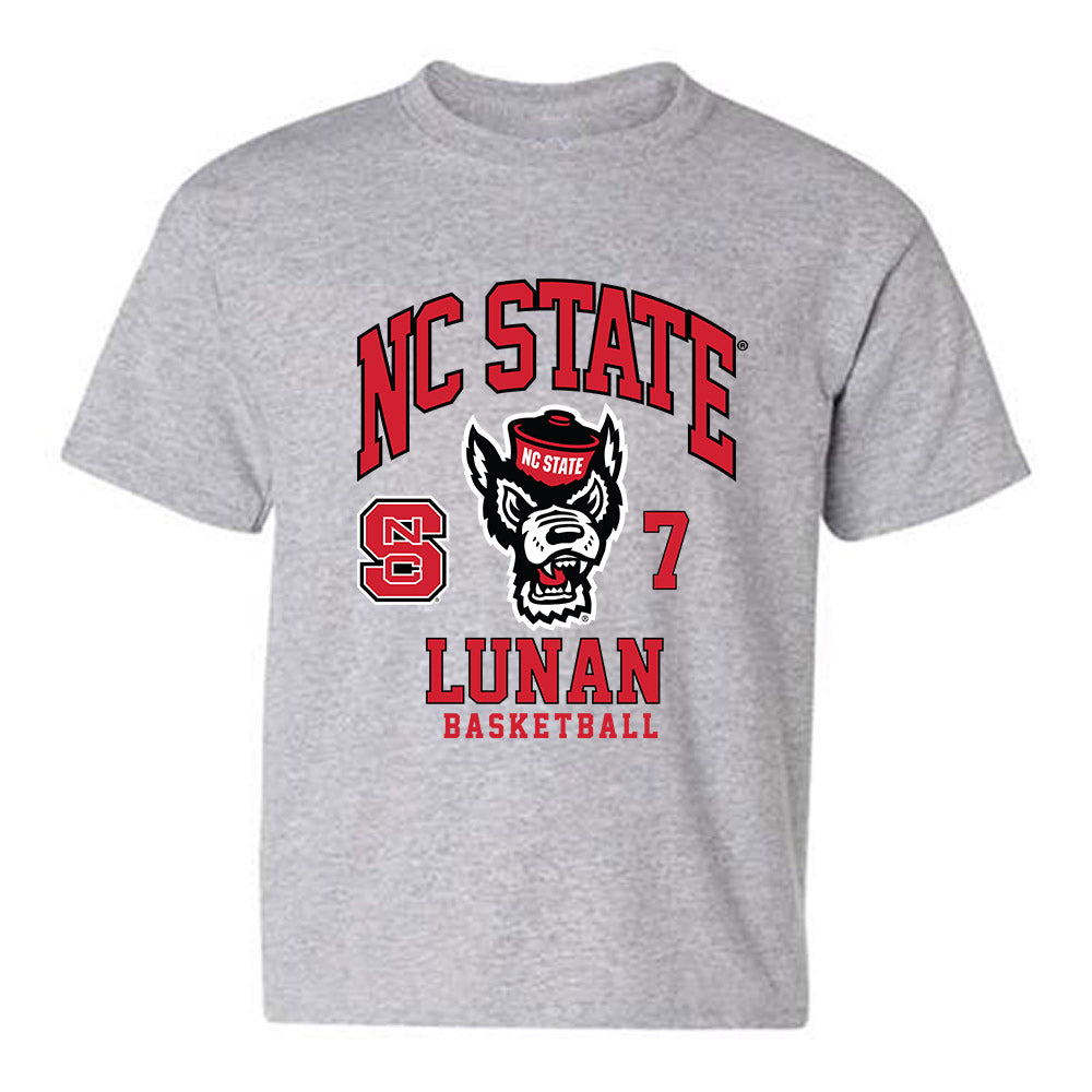 NC State - NCAA Women's Basketball : Kyshe Lunan - Fashion Shersey Youth T-Shirt-0