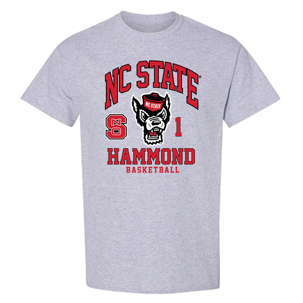 NC State - NCAA Men's Basketball : Christian Hammond - Fashion Shersey T-Shirt-0