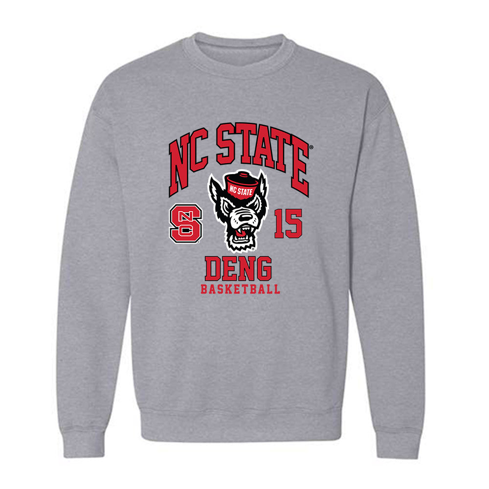 NC State - NCAA Men's Basketball : Jerry Deng - Fashion Shersey Crewneck Sweatshirt-0