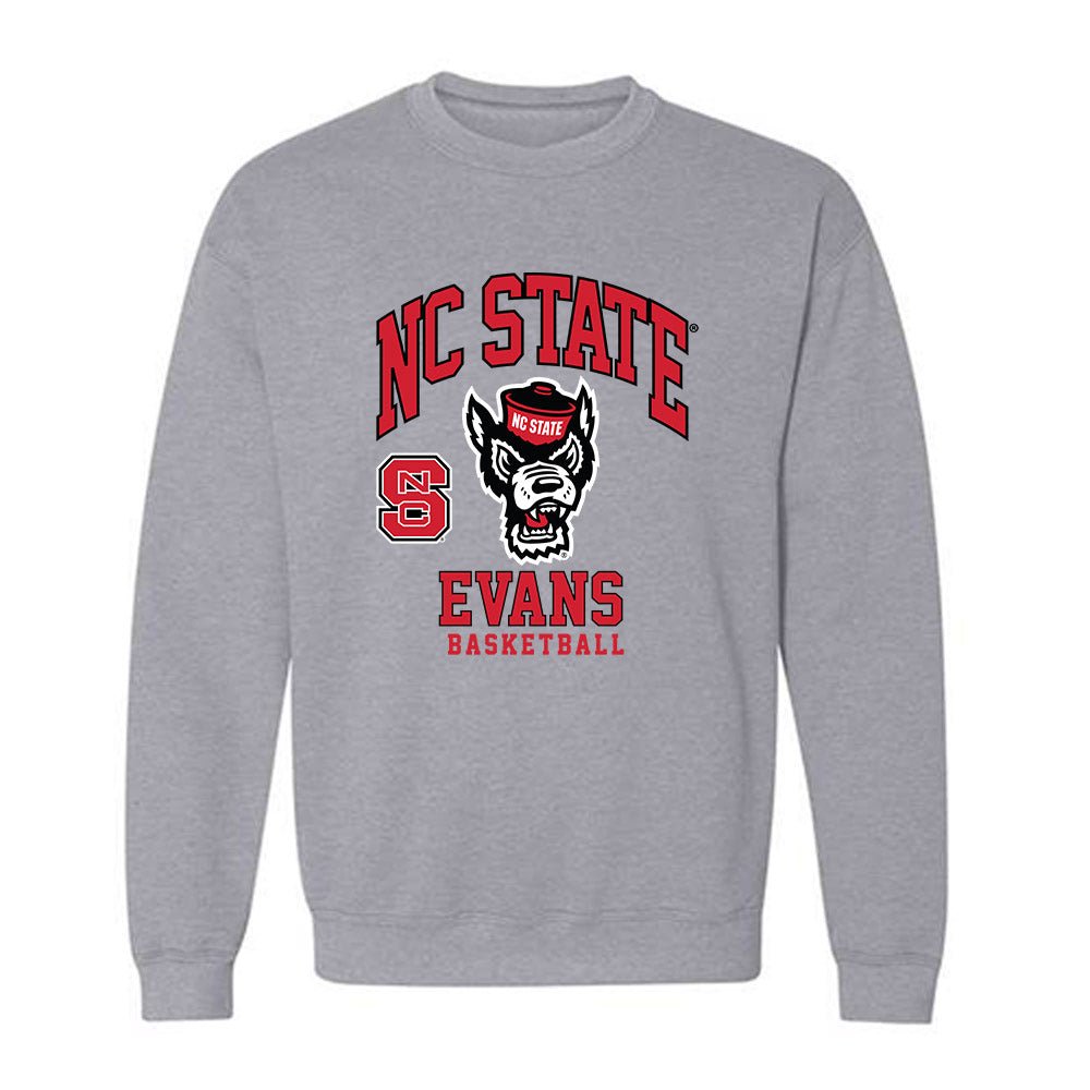 NC State - NCAA Men's Basketball : Kyle Evans - Fashion Shersey Crewneck Sweatshirt-0