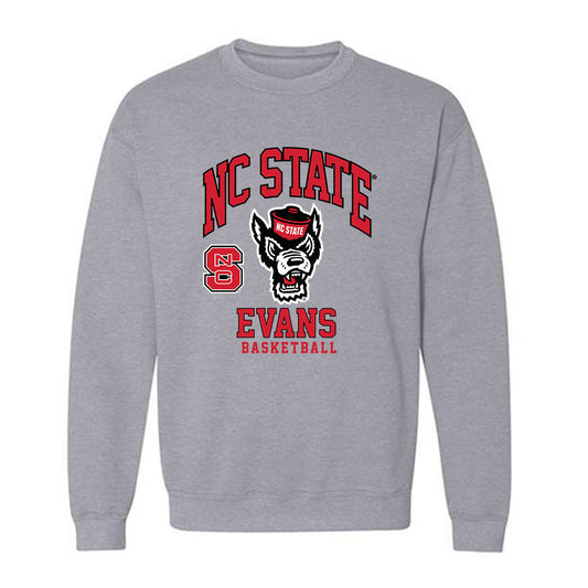 NC State - NCAA Men's Basketball : Kyle Evans - Fashion Shersey Crewneck Sweatshirt-0
