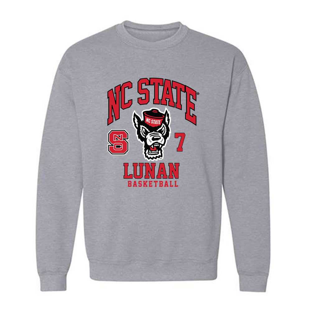 NC State - NCAA Women's Basketball : Kyshe Lunan - Fashion Shersey Crewneck Sweatshirt-0