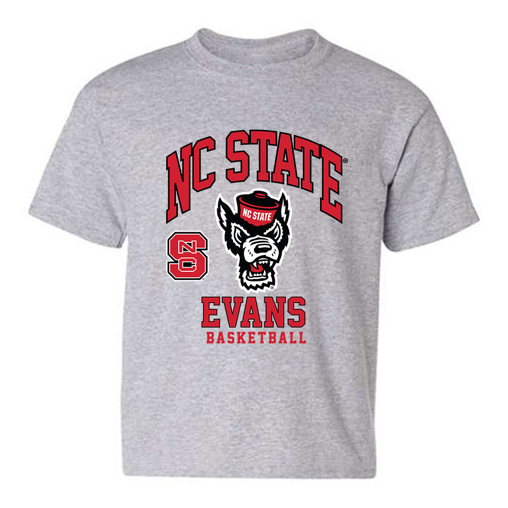 NC State - NCAA Men's Basketball : Kyle Evans - Fashion Shersey Youth T-Shirt-0