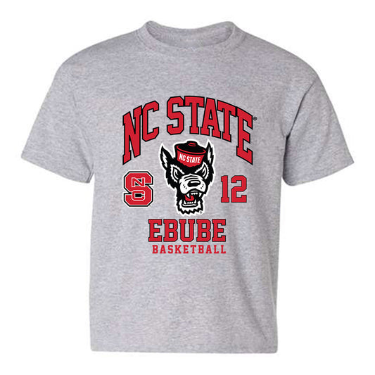 NC State - NCAA Men's Basketball : Scottie Ebube - Fashion Shersey Youth T-Shirt-0