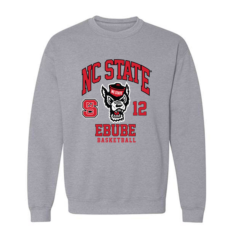 NC State - NCAA Men's Basketball : Scottie Ebube - Fashion Shersey Crewneck Sweatshirt-0