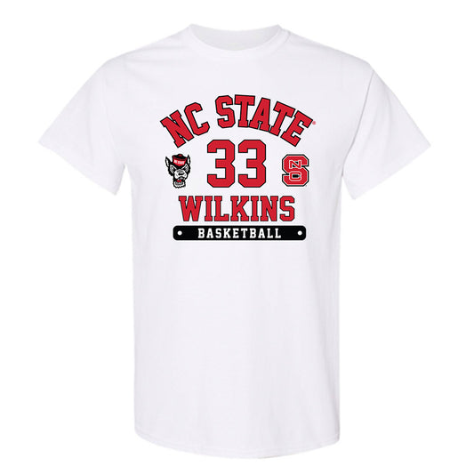 NC State - NCAA Men's Basketball : Zymicah Wilkins - Fashion Shersey T-Shirt-0